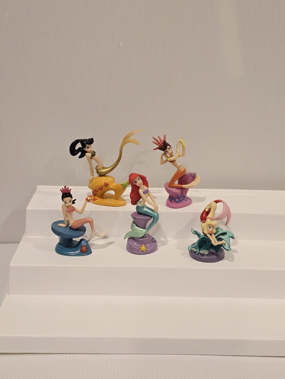 Disney Store The Little Mermaid Ariel & Her Sisters Figurine Set